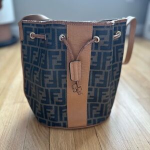 Fendi Black Bucket Bag